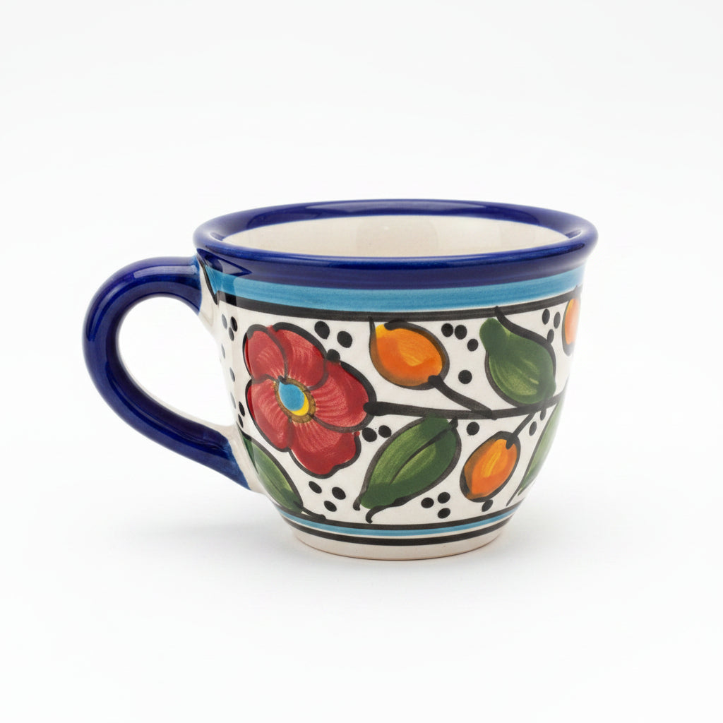 Handmade ceramic mug by Casablanca Market
