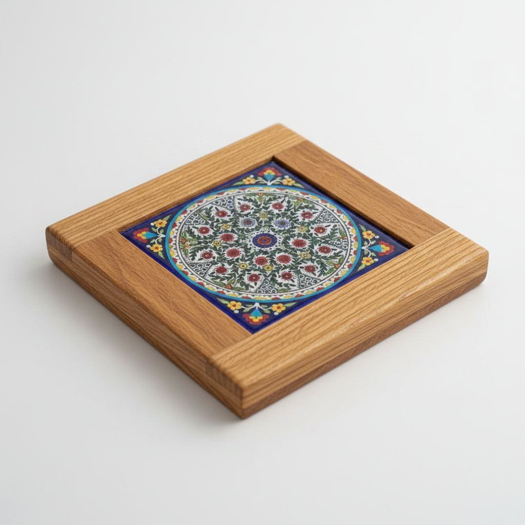 Small ceramic coaster by Casablanca Market
