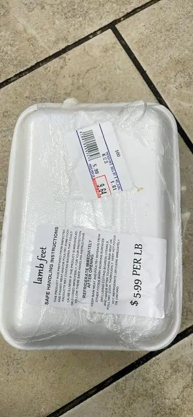 Lamp feet frozen by Casablanca Mediterranean Food