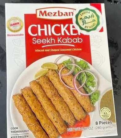 Mezban chicken seekh kabab by Casablanca Mediterranean Food