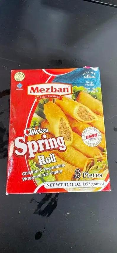 Mezban chicken spring roll by Casablanca Mediterranean Food