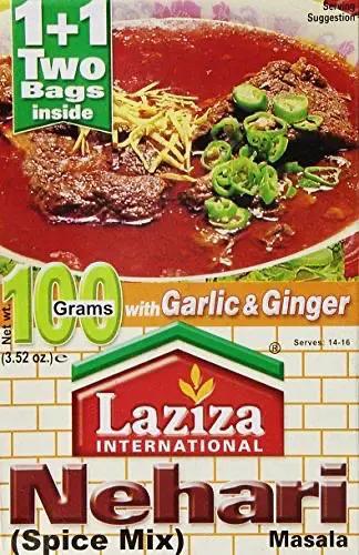 Laziza Nihari Masala, 100-Gram Boxes (Pack of 6) by LAZIZA