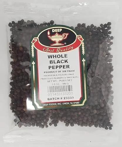 Whole Black Pepper 3.5 oz by WHOLE