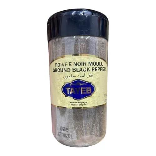 Groud black pepper TAYEB - Jar 150g by GROUD