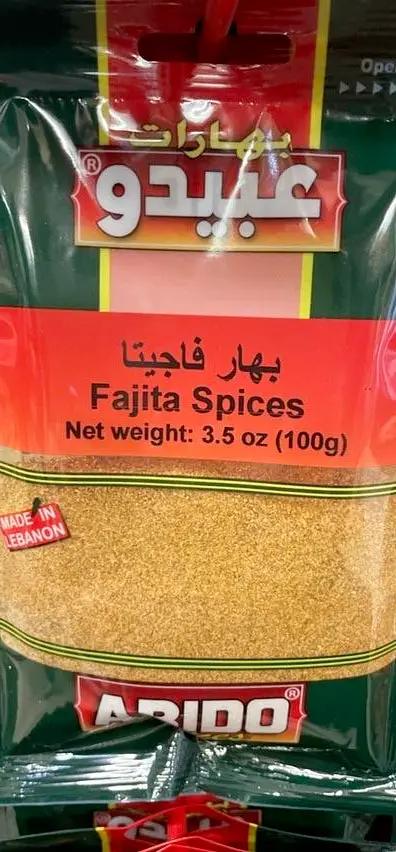 Abido fajita spices by ABIDO