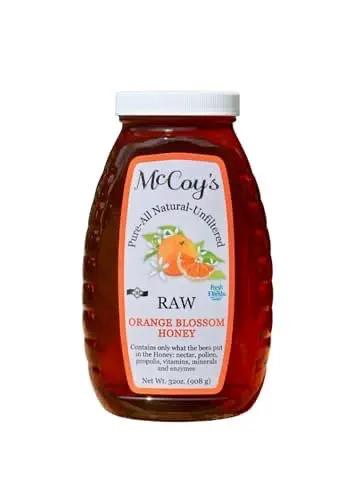 McCoy's Honey - 100% Pure, Raw Honey - Orange Blossom Honey Jar 32oz by MCCOY'S