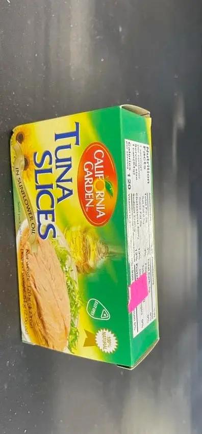 California garden tuna slices in sunflower oil by CALIFORNIA