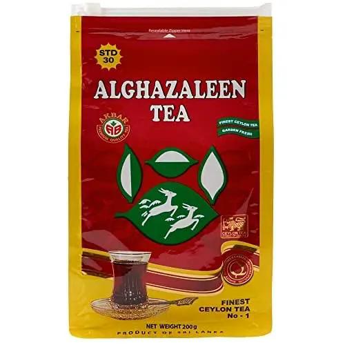 Alghazaleen Ceylon Black Tea 7oz Bag Pure Ceylon Loose Tea Leaves 200g Zipper Bag by ALGHAZALEEN