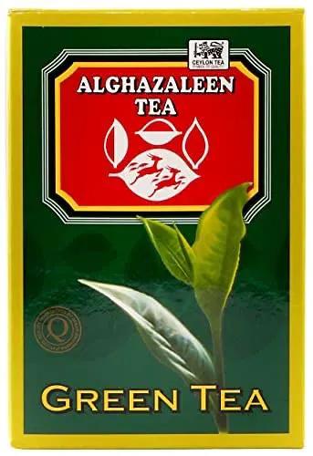 Alghazaleen Green Tea 8.8oz Loose Leaf Tea Ceylon Green Tea 250g Box by ALGHAZALEEN