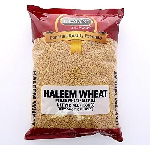 Haleem Wheat 4LB I Peeled Wheat I Hallem Wheat Golden I High Nutritional Content - 100% Natural, Pure & Fresh, Perfect for Haleem & cooking I Vegan I NON GMO I Indian Origin by HALEEM