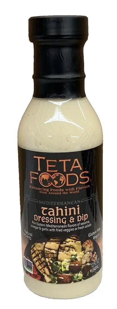 Teta Foods Mediterranean Tahini Dressing & Dip 12 oz by TETA
