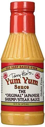 Terry Ho's Yum Yum Hot Steakhouse Steak/Shrimp Sauce, 16 Ounce by TERRY