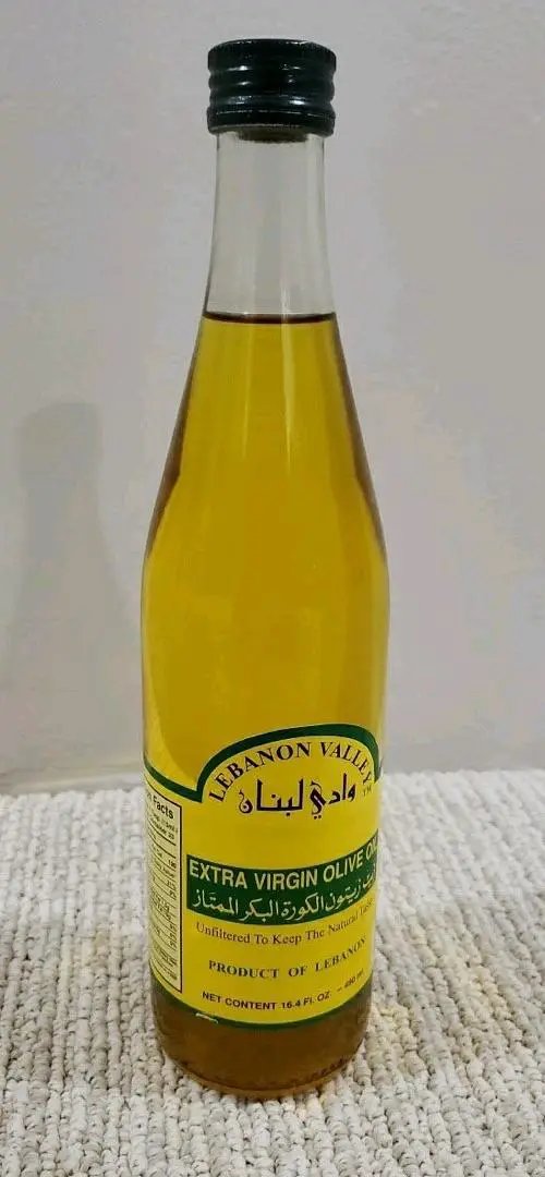 Lebanon Valley Extra Virgin Olive Oil Product of Lebanon, 16.4 Oz-Factory Sealed by LEBANON