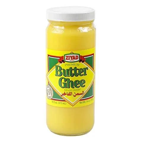 Ziyad Pure Ghee Clarified Butter, 14oz | Paleo and Keto-Friendly | Lactose and Casein Free | Shelf-Stable, Spreadable, High-Heat Cooking, Roasting, Sautéing, Baking, Coffee, Hot Drinks, and by ZIYAD