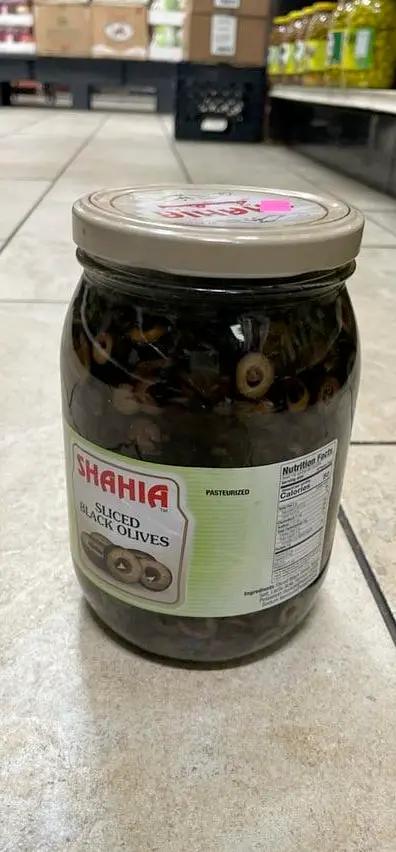 Shahia sliced black olives by SHAHIA
