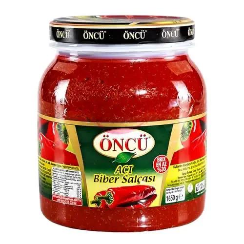 Oncu Spicy Pepper Paste, Turkish, 3.6 Lb (1650 g) by ONCU