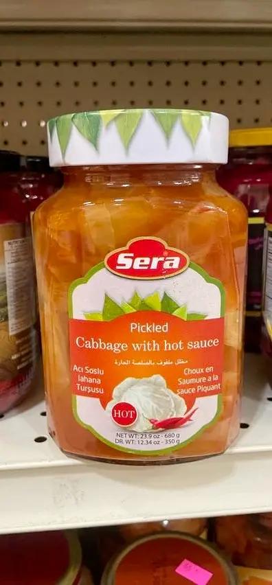 Sera pickled gabbage with hot sauce by SERA
