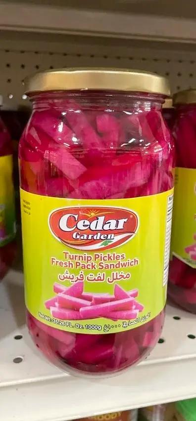 Cedar garden turnip pickles fresh by CEDAR