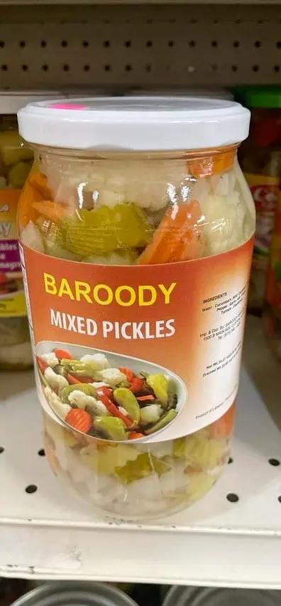 Baroody mixed pickles by BAROODY