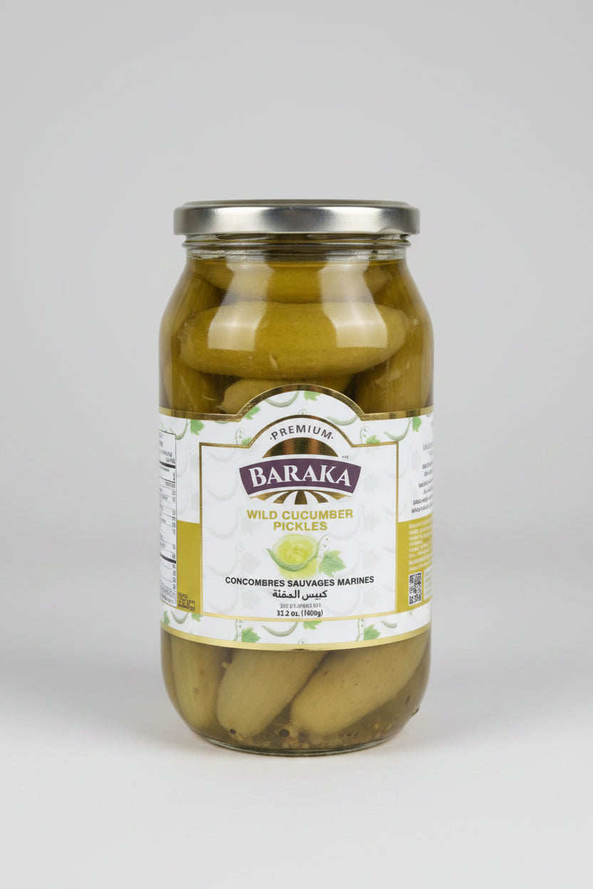 Baraka wild cucumbers pickles by BARAKA