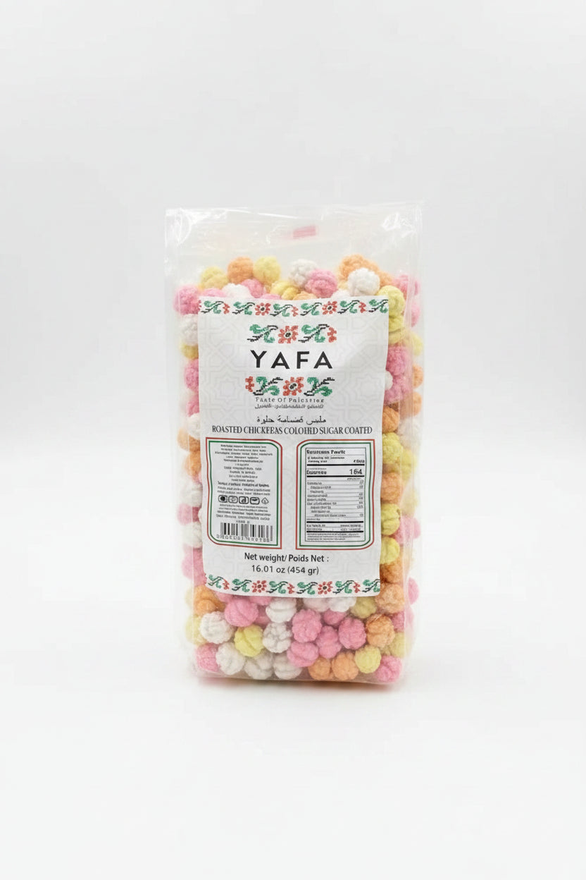 Yafa ملبس قضامة حلوة color chickbeas by YAFA