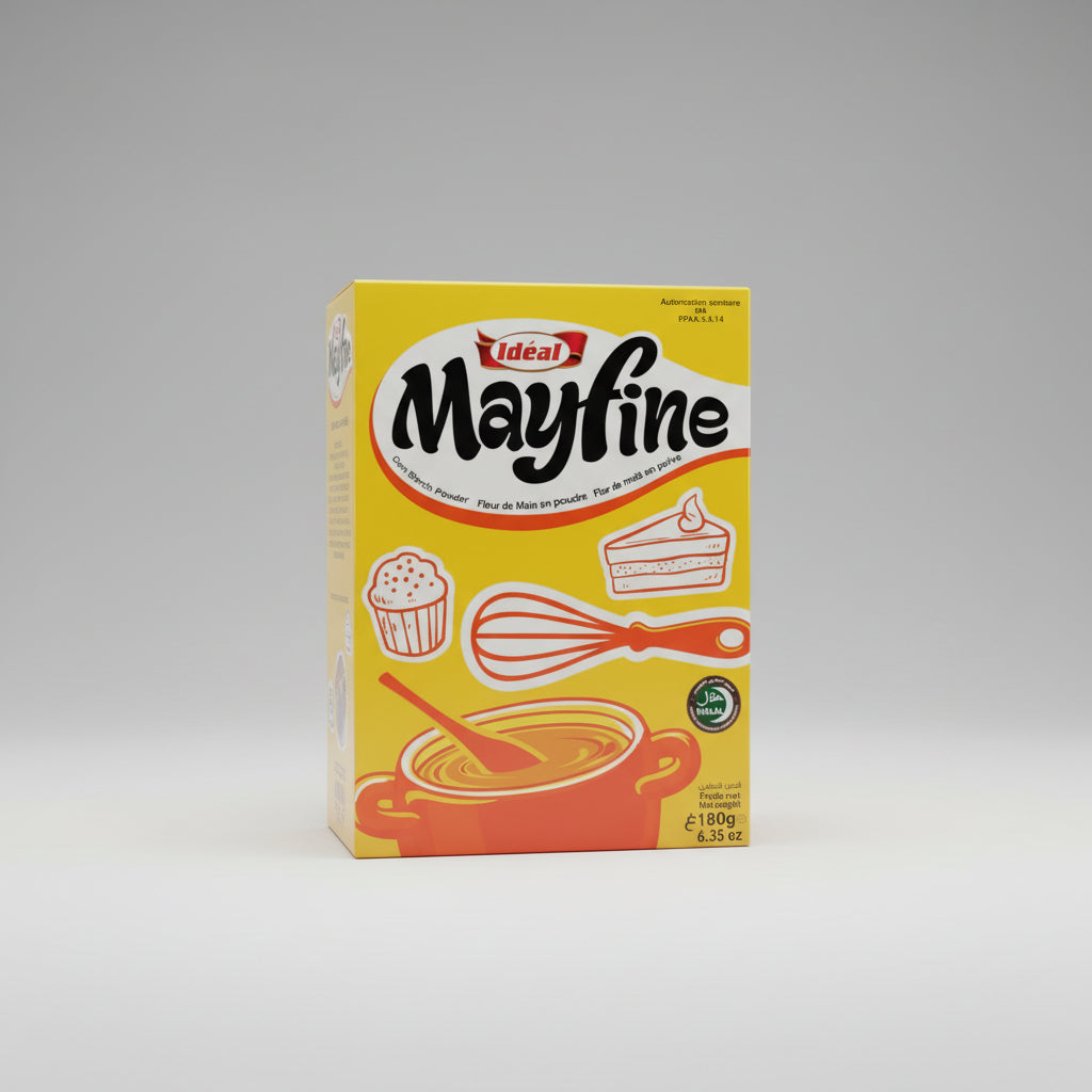 Mayfine Ideal Corn Starch 180g - Premium Thickening Agent for Cooking & Baking by MAYFINE