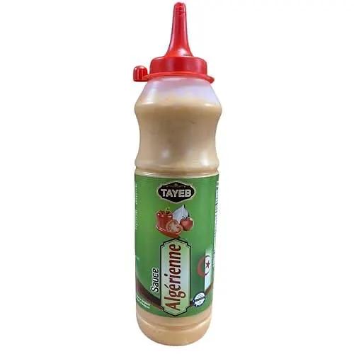 TAYEB Gourmet Sauce 500ml Trio: Samourai, Algerian, & Kebab Flavors – Perfect for Sandwiches, Fries, Grilled Meats & More (Algerian Sauce) by TAYEB