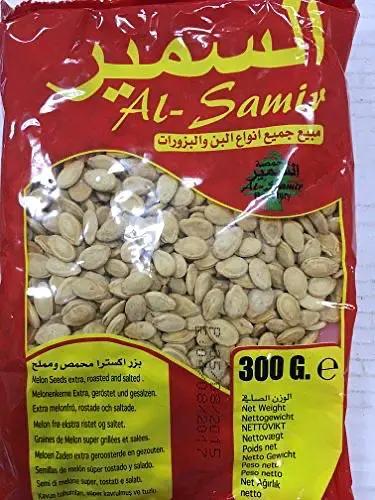 Al Samir Middle Eastern Roasted and Salted Melon Seeds 300g by AL