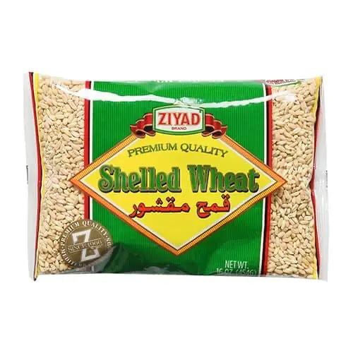 Ziyad Premium Quality Shelled Wheat – Finely Ground, Smooth Wheat Cereal – High Fiber, No Cholesterol/Salt – Vitamin-Enriched, Vegan – Quick 30 Min Prep – Versatile for Sweet & Savory Dishes by ZIYAD