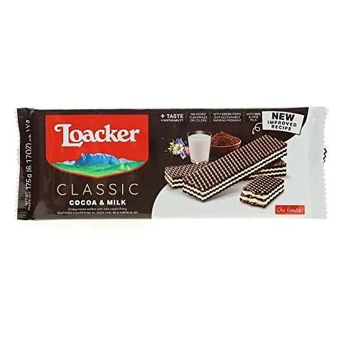 Loacker Premium Cocoa & Milk Wafers, 6.17 Ounces by LOACKER