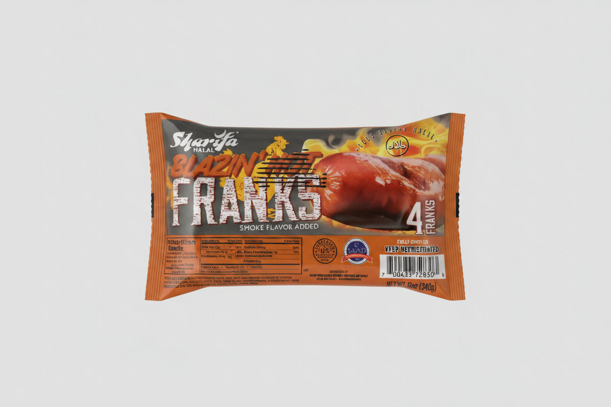 Alsharifa blazin hot franks smoked flavor added by ALSHARIFA