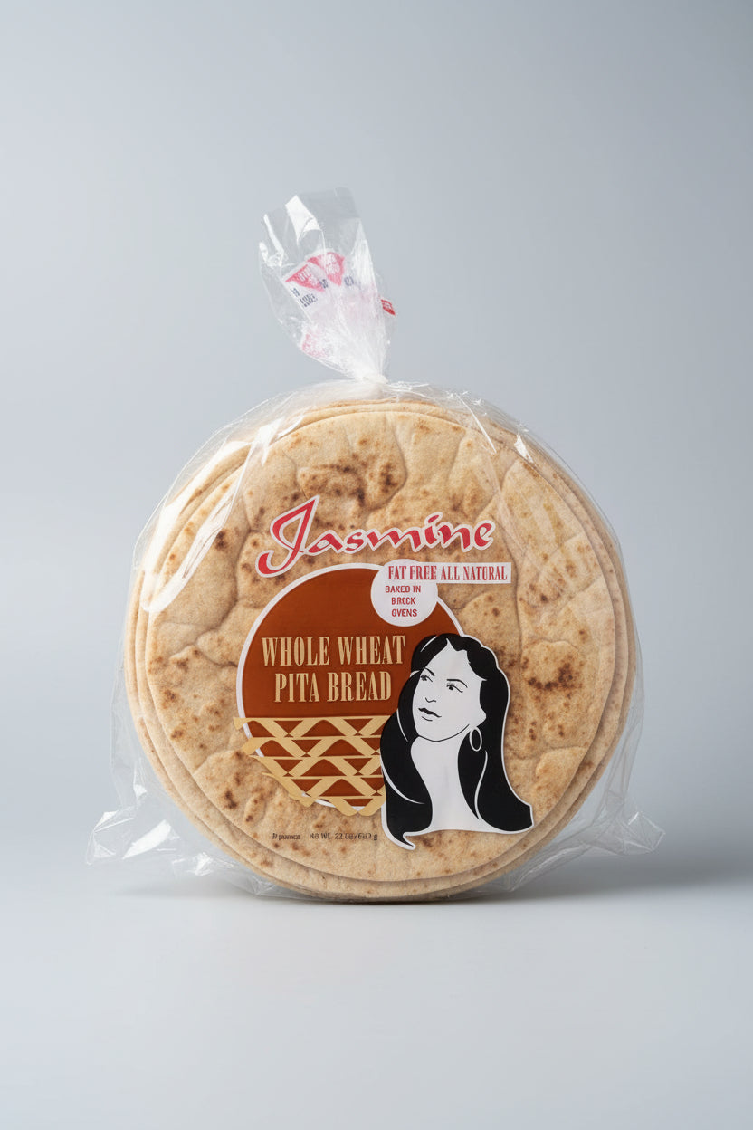 jasmine whole wheat pita bread by Casablanca Mediterranean Food
