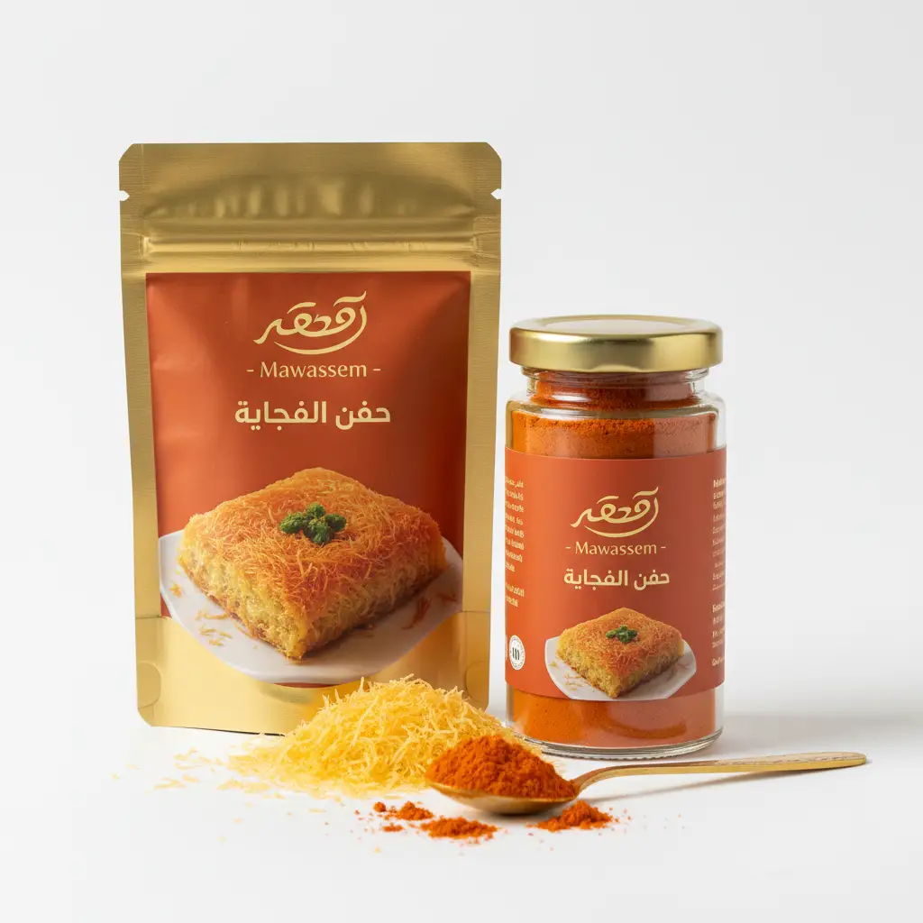 Mawassem Kunafa Pastry Coloring by Mawassem
