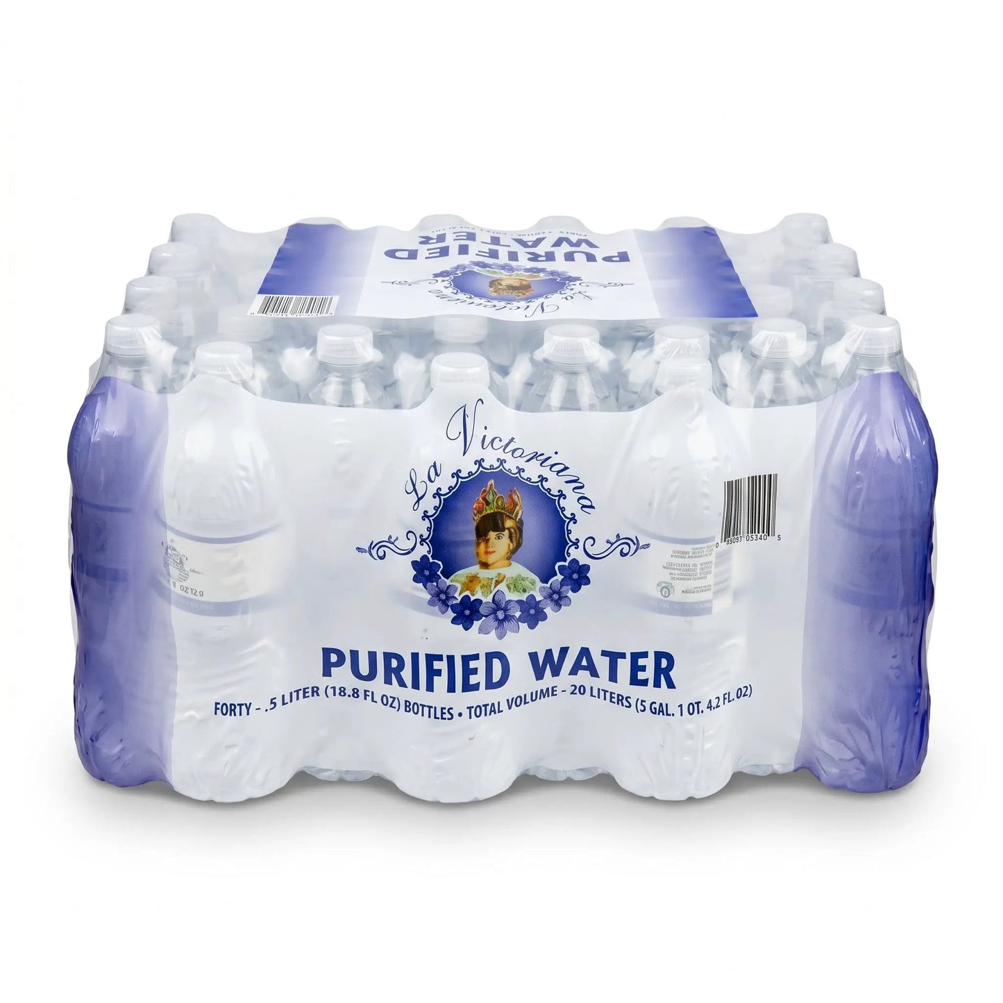 Water purifid 40 bottles .5l by WATER