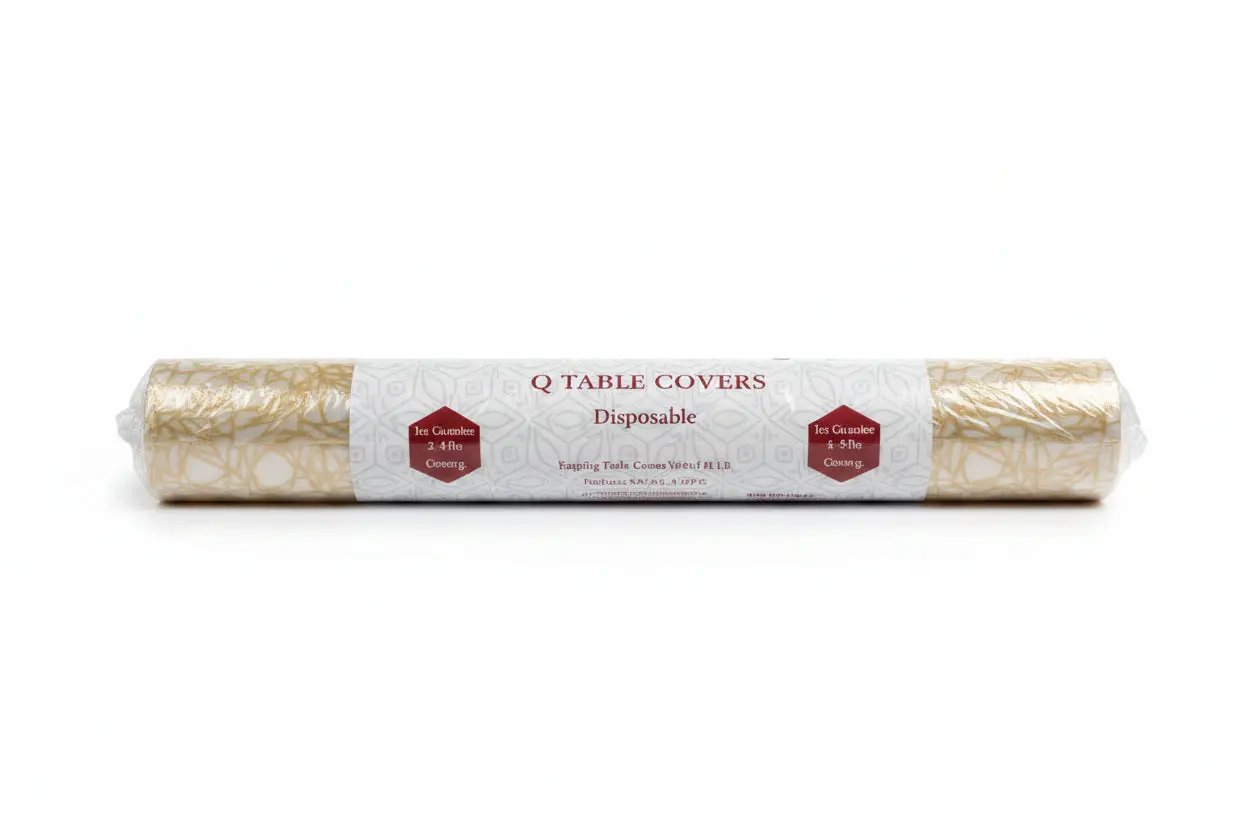 Disposable table cover rolls by Casablanca Market