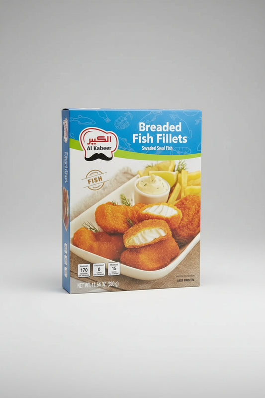 Alkabeer breaded fish fillets by Casablanca Mediterranean Food