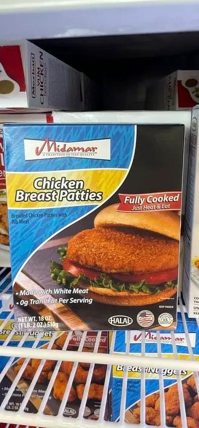 Chicken breast patties by Casablanca Mediterranean Food