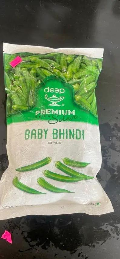 Deep baby okra by Casablanca Mediterranean Food