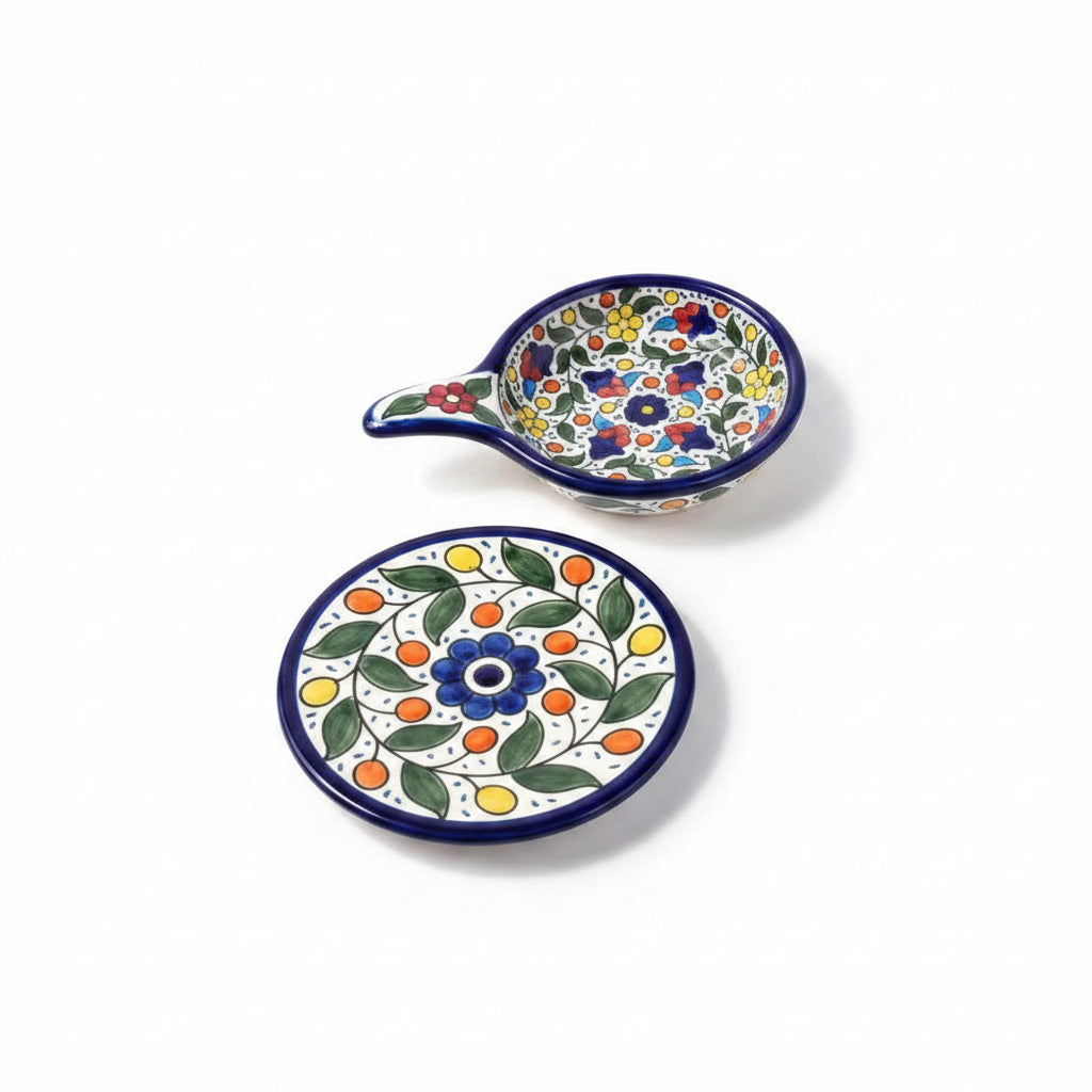 Ceramic handled plate by Casablanca Market