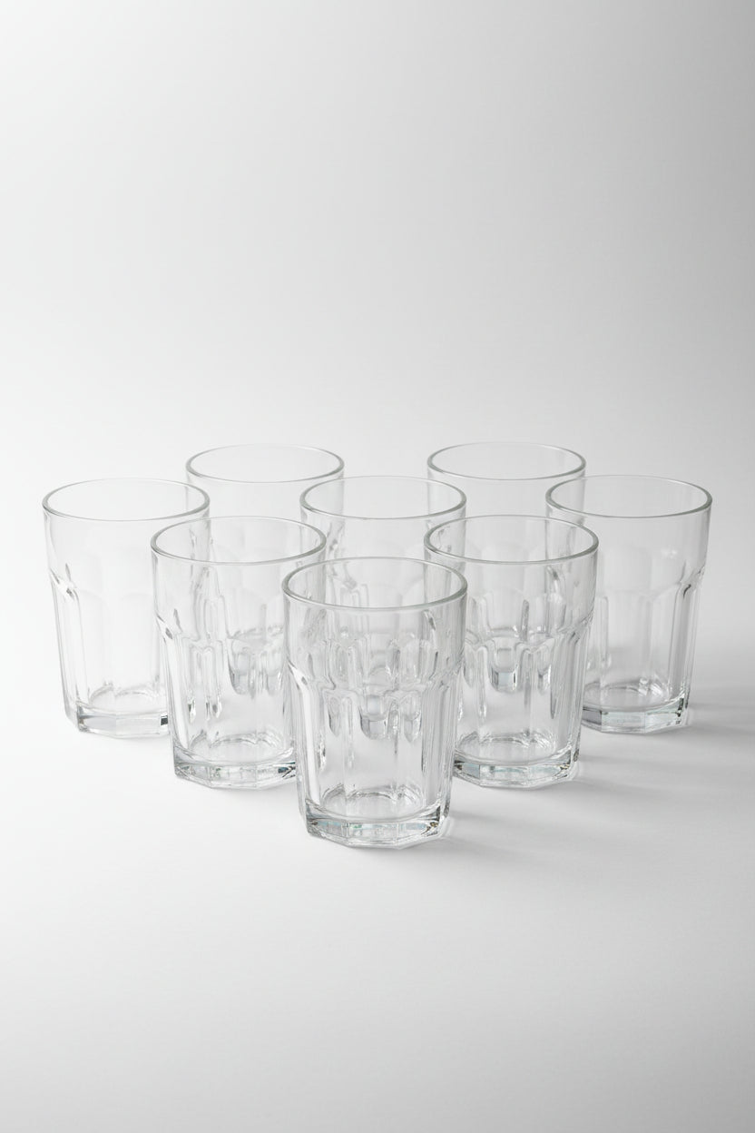 Glass cups set by Casablanca Market