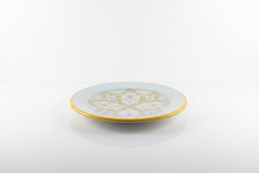 White decorative plate by Casablanca Market