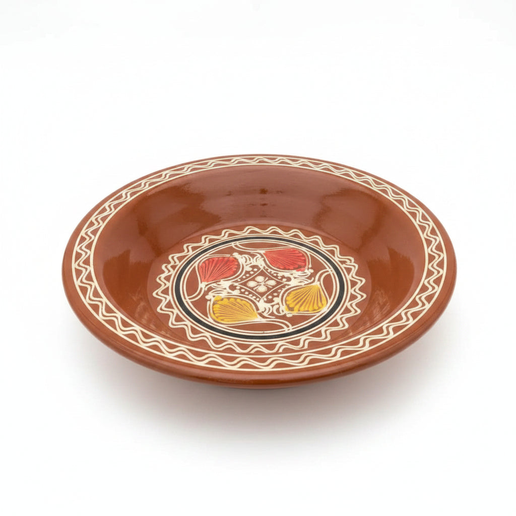 Decorative clay bowl by Casablanca Market