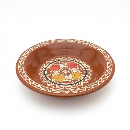 Decorative clay bowl by Casablanca Market
