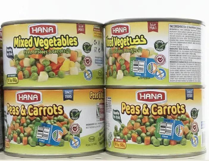 Hana Mixed Vegetables / Peas & Carrots / Mixed Beans by Hana