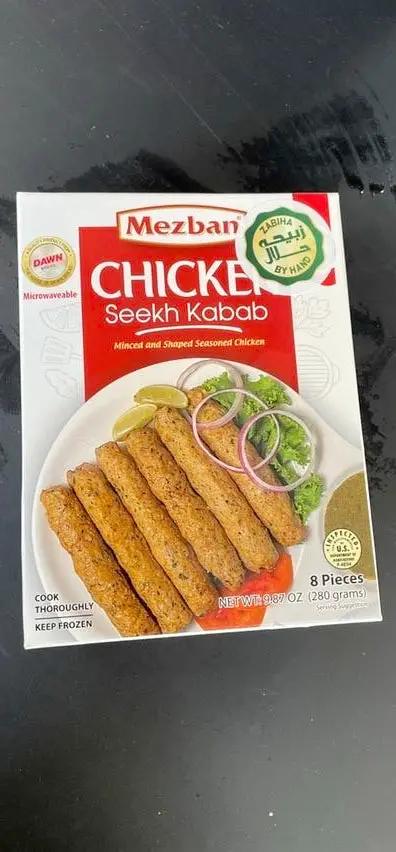 Mezban chicken seekh kabab by Casablanca Mediterranean Food