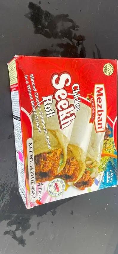 Mezban chicken seekh roll by Casablanca Mediterranean Food