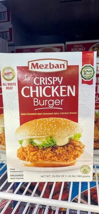 Mezban crispy chicken burger by Casablanca Mediterranean Food