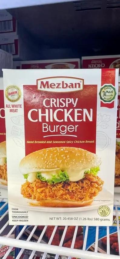 Mezban crispy chicken burger by Casablanca Mediterranean Food