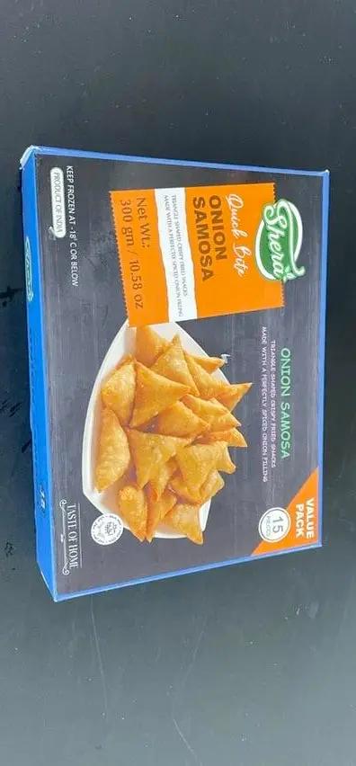 Onion samosa by Casablanca Mediterranean Food