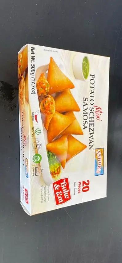 Potato schezwan samosa by Casablanca Mediterranean Food